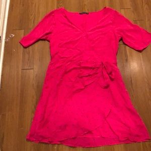 Abercrombie and Fitch wrap dress, pink
